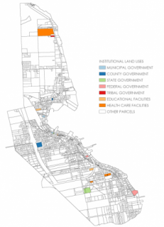 institutional land use map
